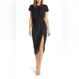 Something Navy Polka Dot Dress